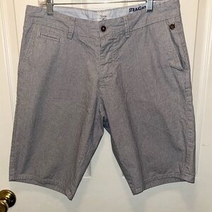 JULES Men’s Button Fly Straight Shorts. Waist 34. Inseam 11.5.